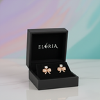 Eluria Gold Bow Stud Earrings